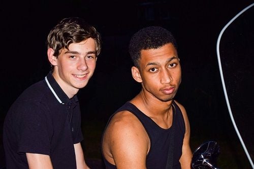 Giomero Alwin Brand and Jamie on scooter