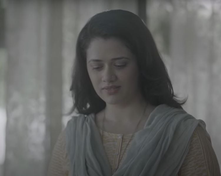 Girija in a still from Horlicks commercial