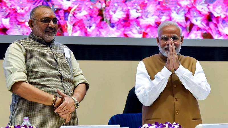 Giriraj Singh With Narendra Modi