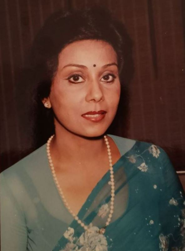Gitanjali Aiyar in her youth