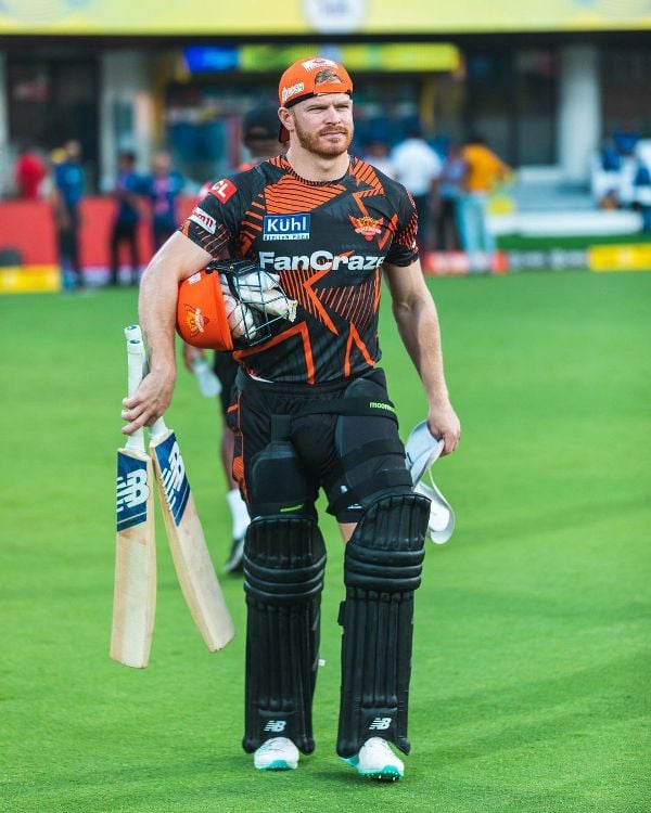 Glenn Phillips during a practice session for Sunrisers Hyderabad (SRH)