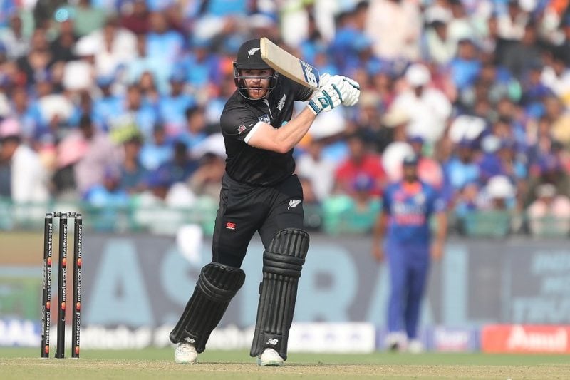 Glenn Phillips during his maiden ODI half-century