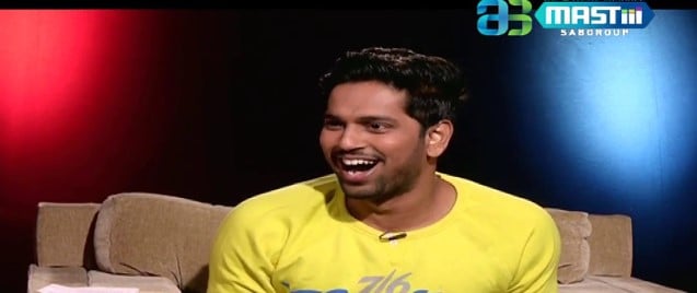 Glenn Saldanha while hosting a show on Mastiii channel