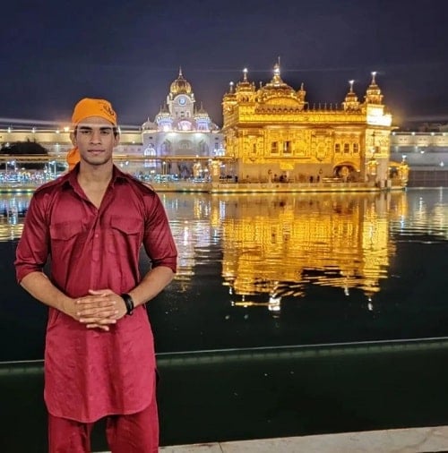 Gokul Ganesan at the Golden Temple