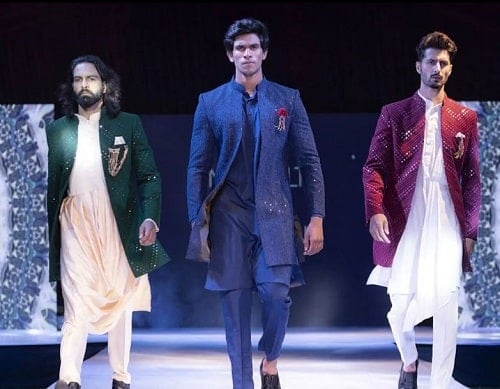 Gokul Ganesan in a fashion show