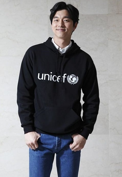 Gong Yoo promoting United Nations Children