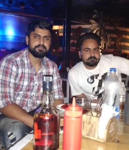 Gora at a restaurant