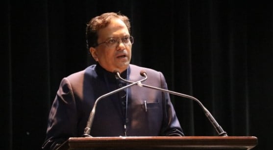 Govind Mohan while addressing a conference