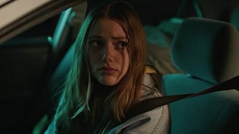 Grace Van Dien in a still from the American drama TV series titled 