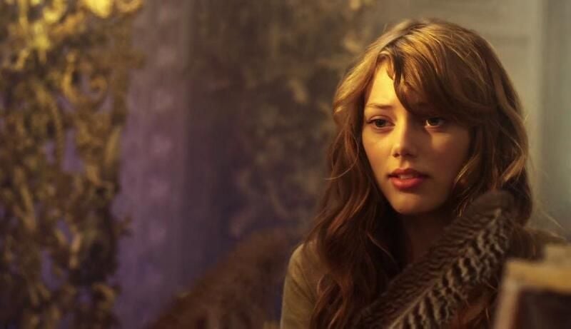 Grace Van Dien in a still from the American horror adventure film titled 