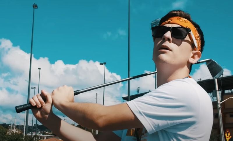 Guaynna in a still from his Spanish song titled 