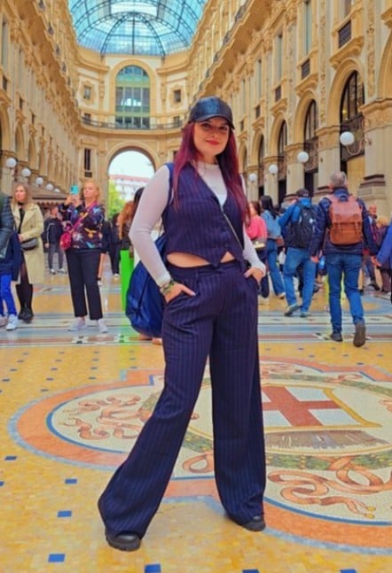 Gulnaaz Khan during a trip