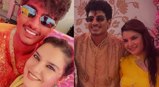 Gulnaaz Khan with Palash Muchhal