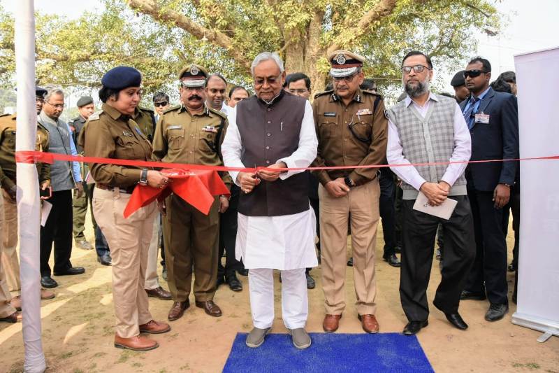Gupteshwar Pandey with Nitish Kumar