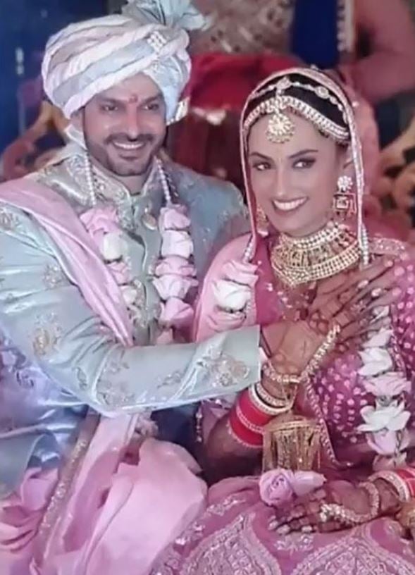 Gurpreet Bedi with her husband