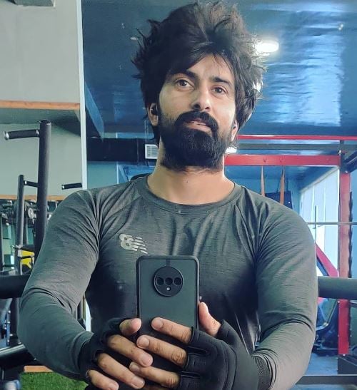 Gursewak Singh Mander at a gym