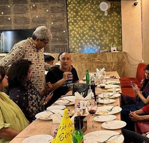 Gyan Prakash in a party