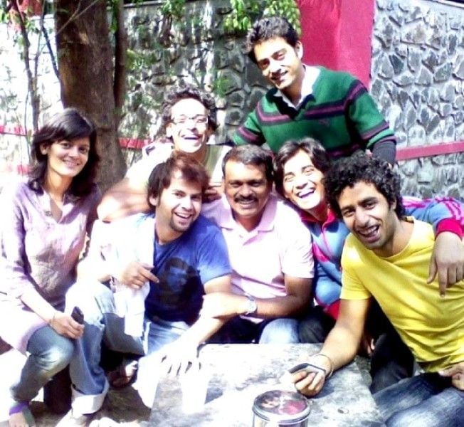 Gynaendra Tripathi with Bhuvan Arora at FTII Pune