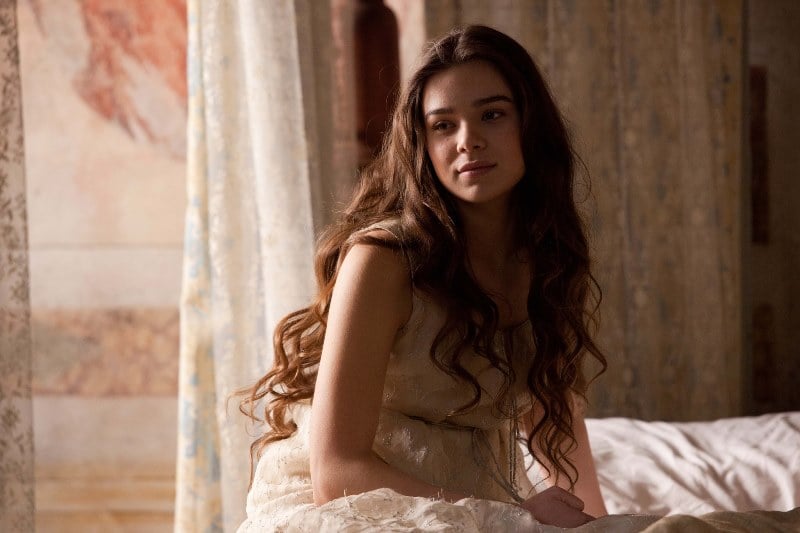 Hailee Steinfeld in still from the 2013 adaptation of Romeo and Juliet
