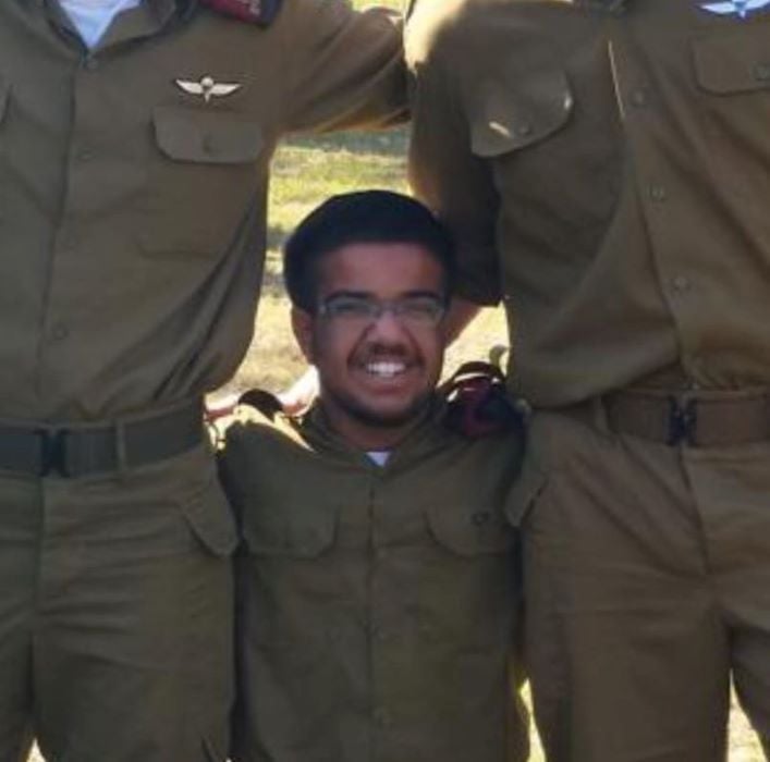 Haim Twito in his military uniform