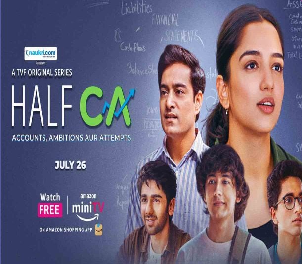 Half CA poster starring Gyanendra Tripathi, Ahsaas Channa and others