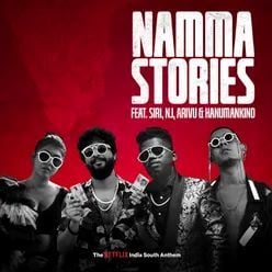 HanuMankind (extreme right) on the poster of Namma Stories