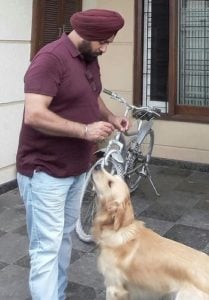 Hardeep Gill Dog Lover