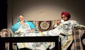 Hardeep Gill doing theatres with Anita Devgan