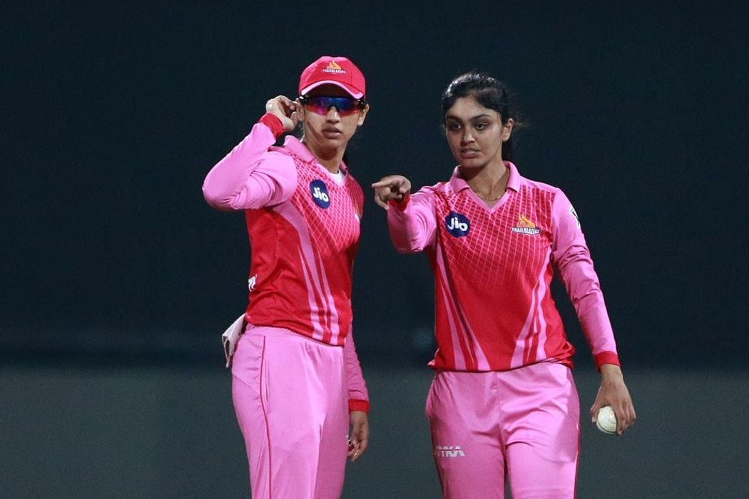 Harleen Deol with Smriti Mandhana