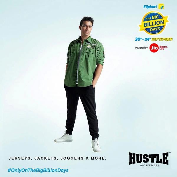 Harman Singha featuring in the print advertisement for Flipkart