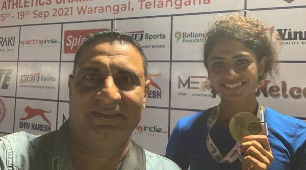 Harmilan Kaur selfie with her father