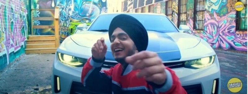 Harnoor in a still from his Punjabi music cover No Competition by the YouTube channel 