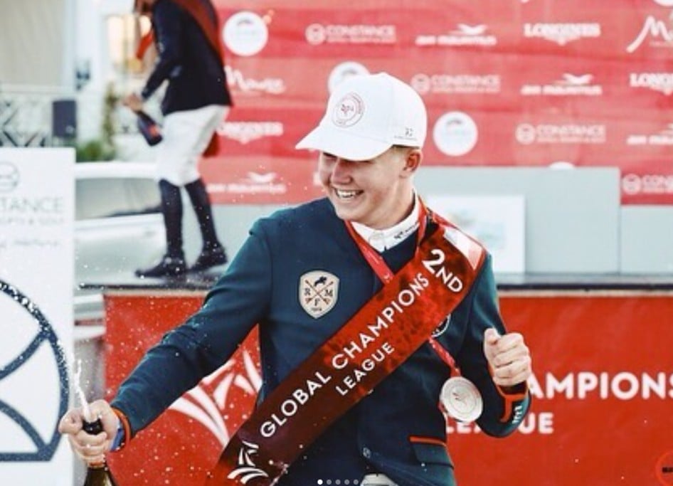 Harry Charles at the Global Champions League