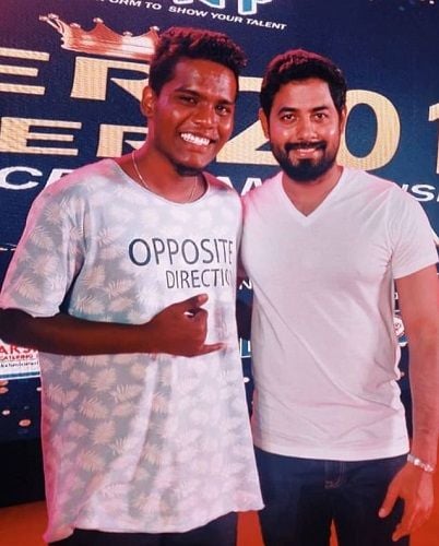 Harry d Cruz with Aari Arujunan