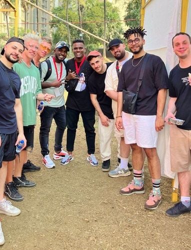 Harry d Cruz with Berywam, Mad Twins, Swiss Beatbox CEO Pepouni