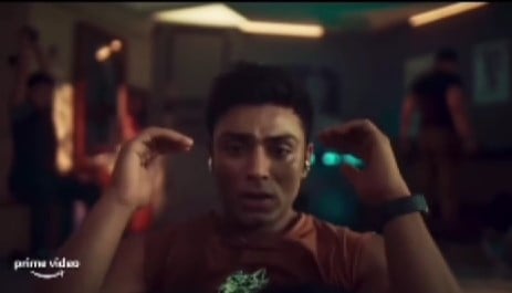 Harsh Arora in the commercial of Amazon Prime Video
