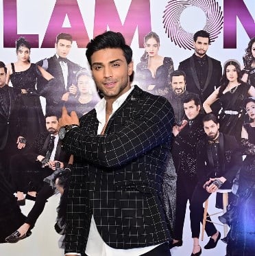 Harsh Arora on the poster of the magazine Glam Onn