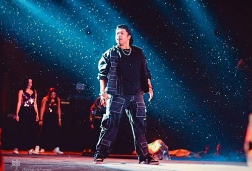 Harsh Beniwal performing on stage