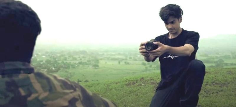 Harsh Dingwani in a still from the music video 