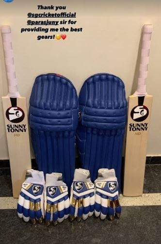 Harsh Dubey when he signed a contract with SG