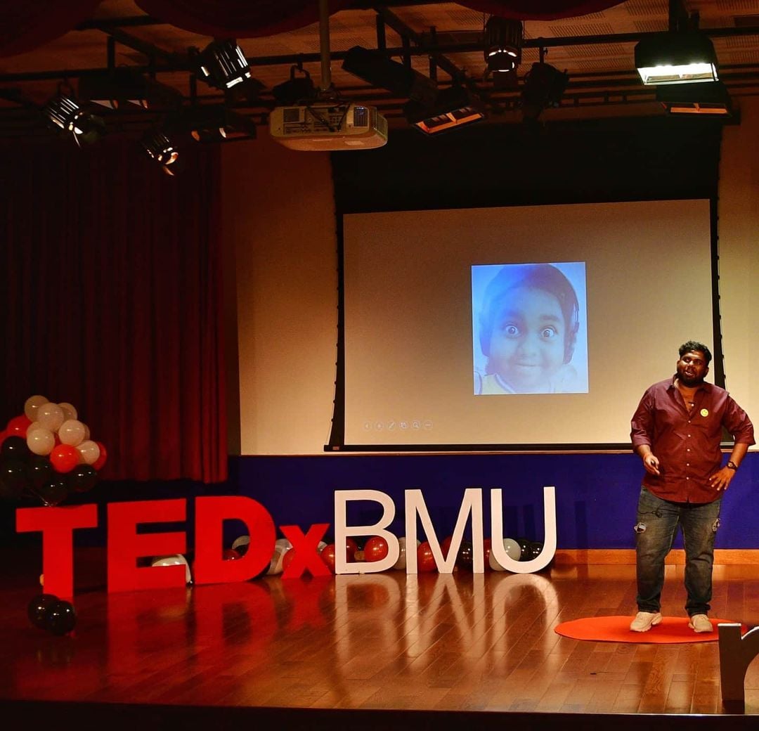 Harsha Chemudu at TEDx