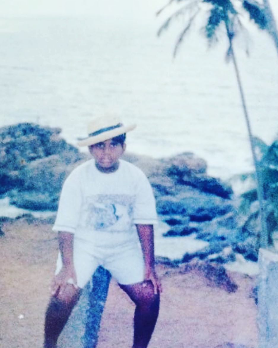 Harsha Chemudu in childhood 