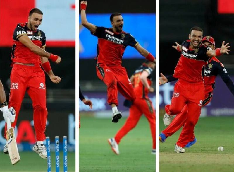 Harshal Patel claimed a hat trick against Mumbai Indians in the IPL