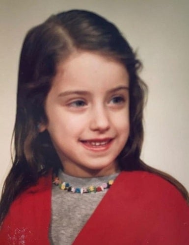 Hazal Kaya during her school days