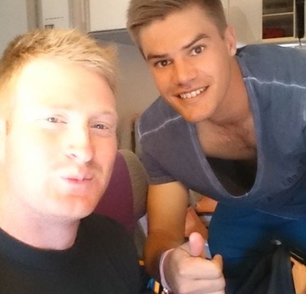 Heinrich Klaasen with Aiden Markram
