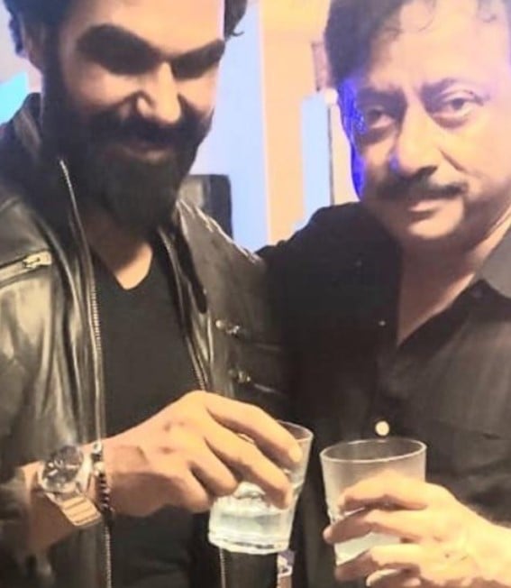 Heramb Tripathi while enjoying an alcoholic beverage