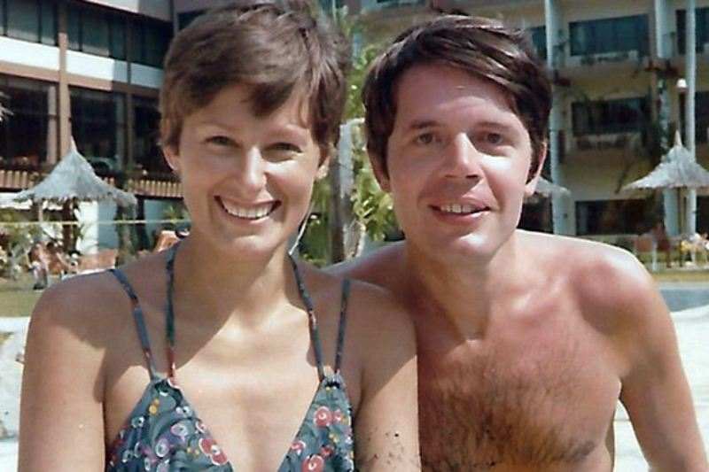 Herman Knippenberg and Angela Kane in 1975