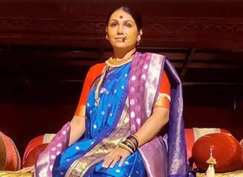 Hetal Yada as Bhavanibai in a still from the show Kashibai Bajirao Ballal (2021)