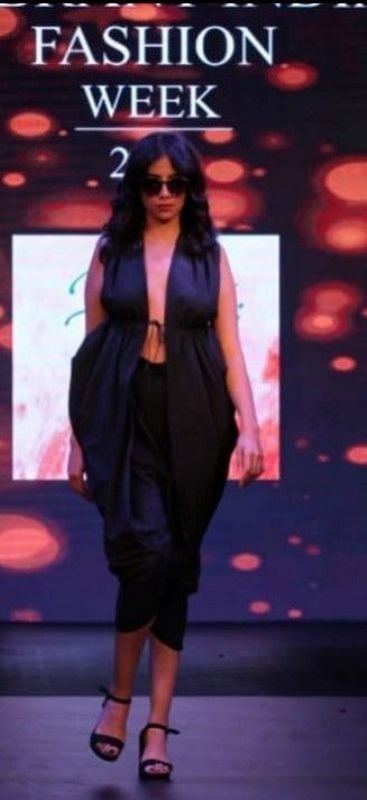 Hiba Trabelssi during rampwalk at 