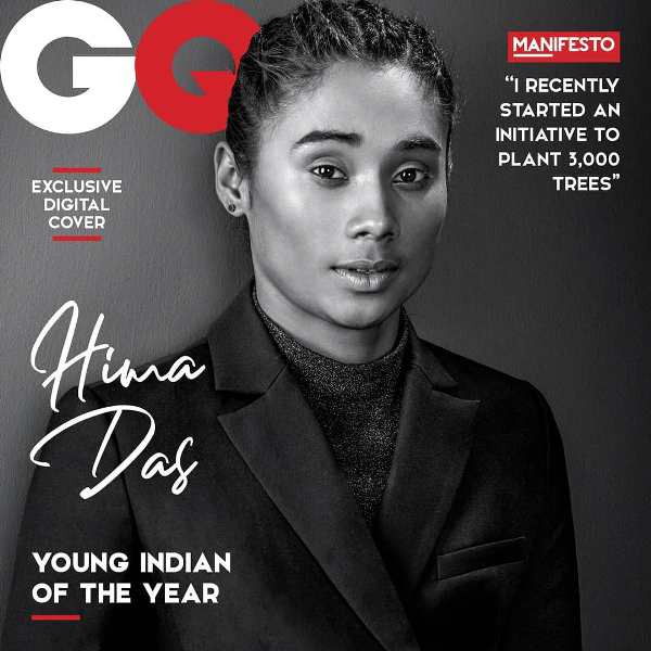 Hima Das on GQ India Cover